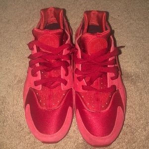 Red Huaraches Nike ID